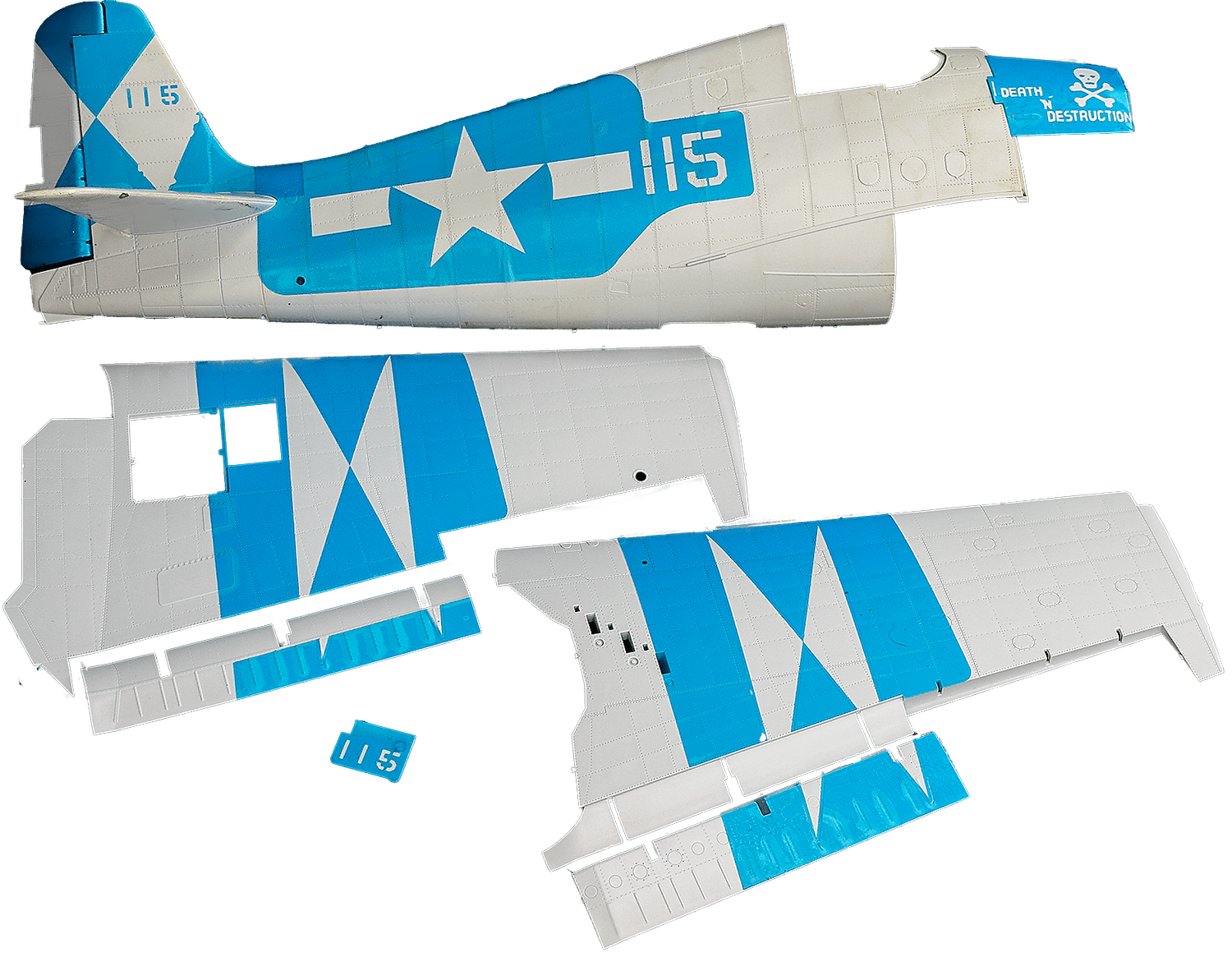 1/24 VF-83 F6F-5 Death N' Destruction Addendum — Hawaiian Air Depot